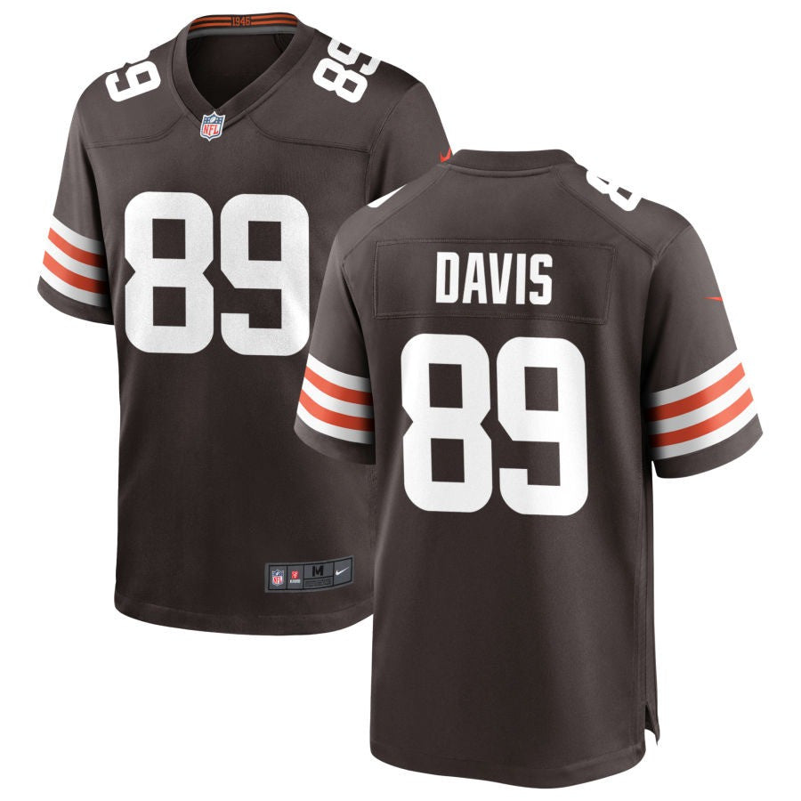 Kaden Davis Cleveland Browns 2025 Game Jersey - Brown