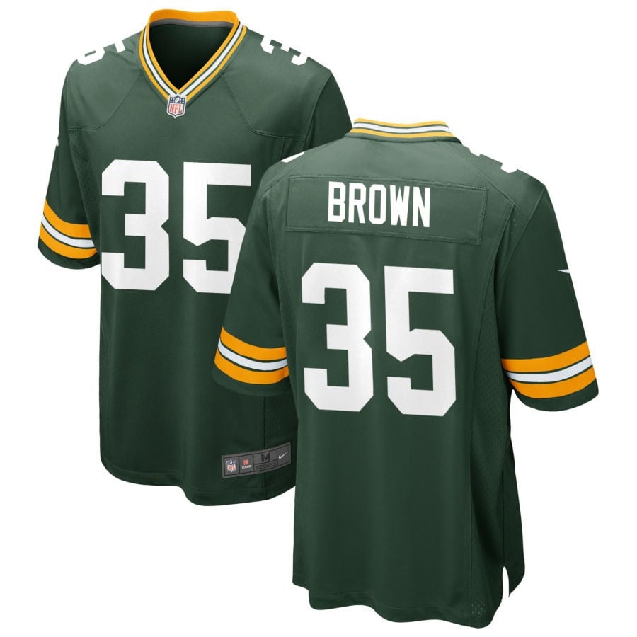 Kahzir Brown Green Bay Packers 2025 Game Jersey - Green