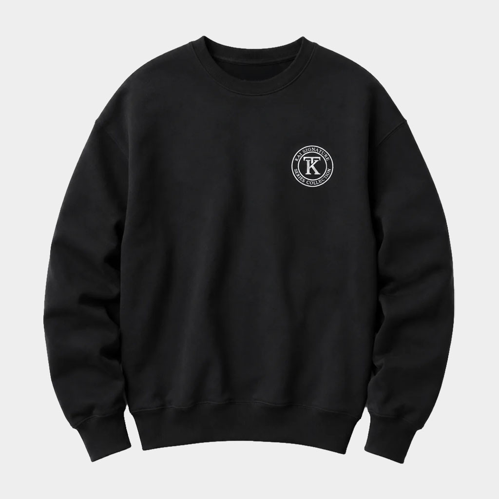 Kai Trump Merch 2026 Kai Signature Crewneck Sweatshirt Black Gift For Sisters