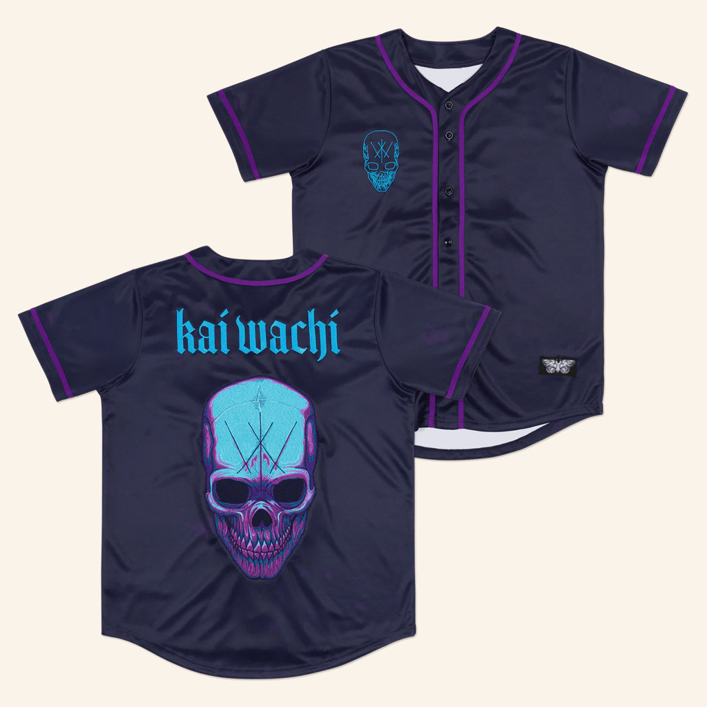 Kai Wachi Merch Kai Wachi Nekrosis Skull Jersey Birthday Gift Ideas For Boyfriend