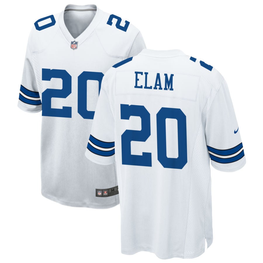 Kaiir Elam Dallas Cowboys 2025 Game Jersey - White