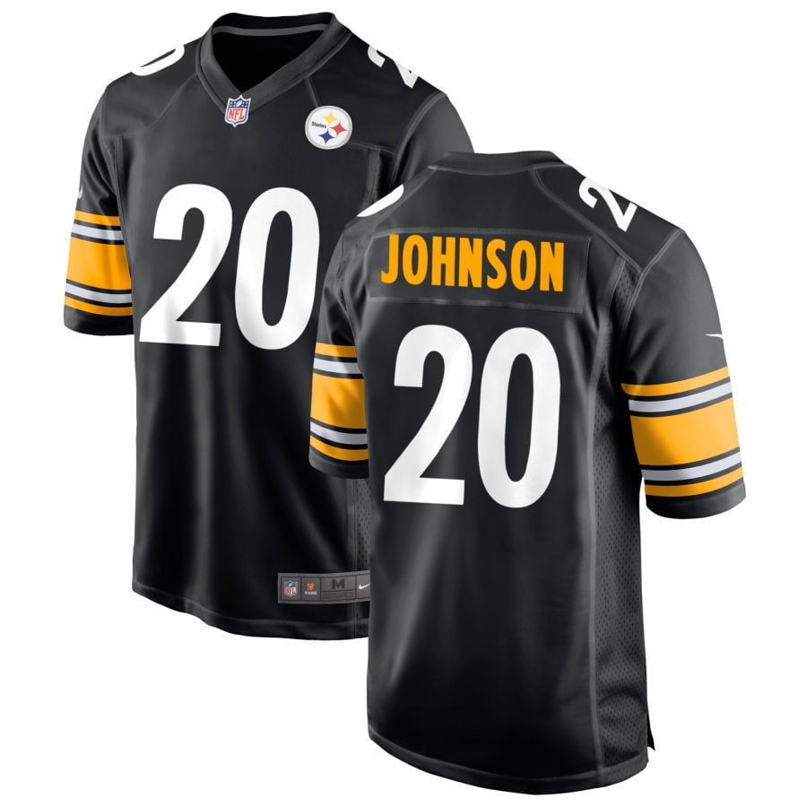 Kaleb Johnson Pittsburgh Steelers 2025 Game Jersey - Black
