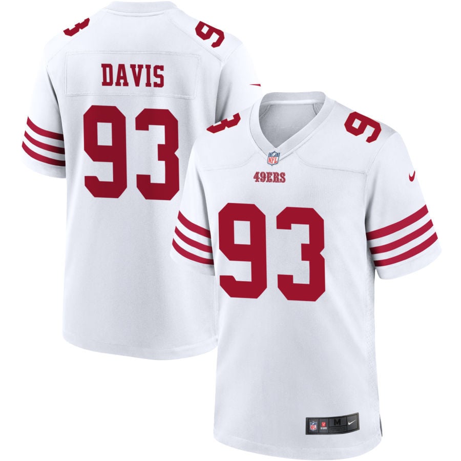 Kalia Davis San Francisco 49ers 2025 Game Player Jersey - White