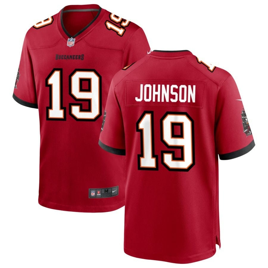 Kameron Johnson Tampa Bay Buccaneers 2025 Team Game Jersey - Red