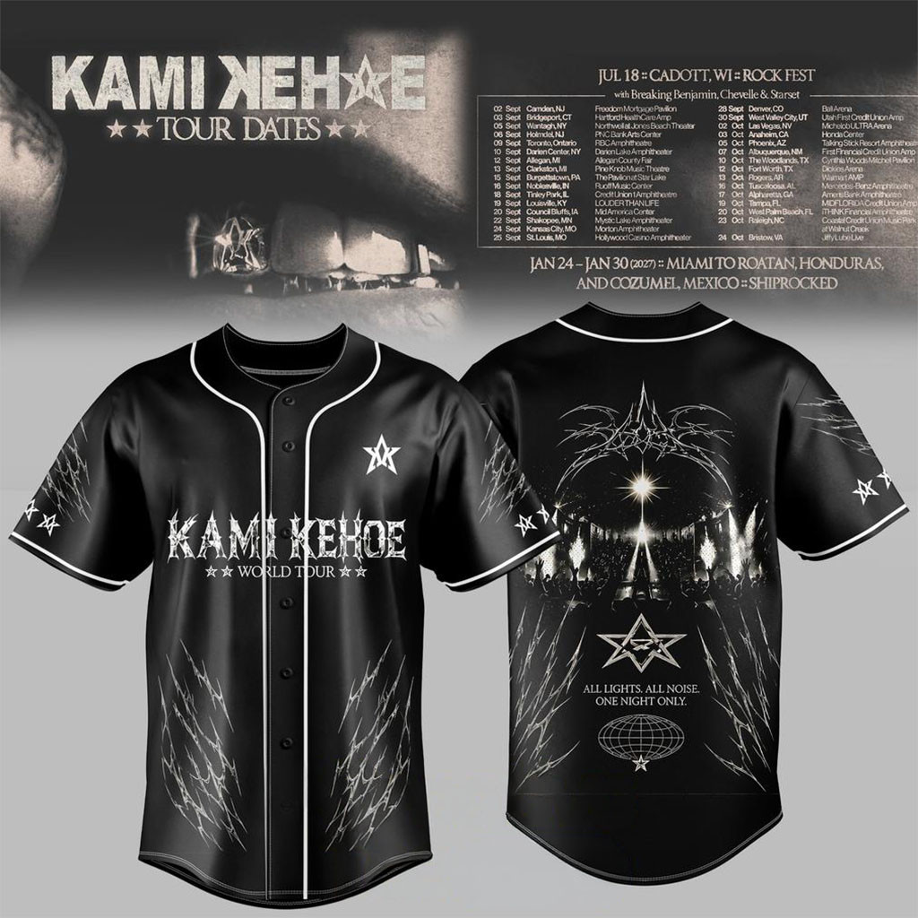 Kami Kehoe The World Tour Baseball Jersey 2026 Kami Kehoe Merch Best Gift For Fans
