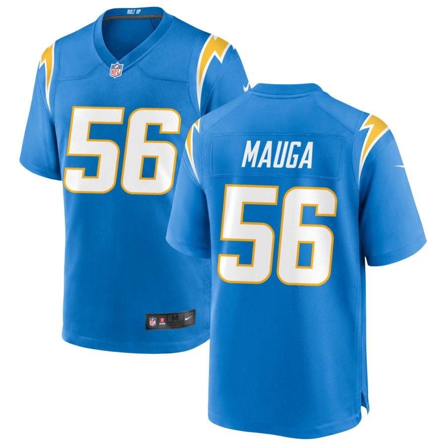 Kana'i Mauga Los Angeles Chargers 2025 Game Jersey - Powder Blue