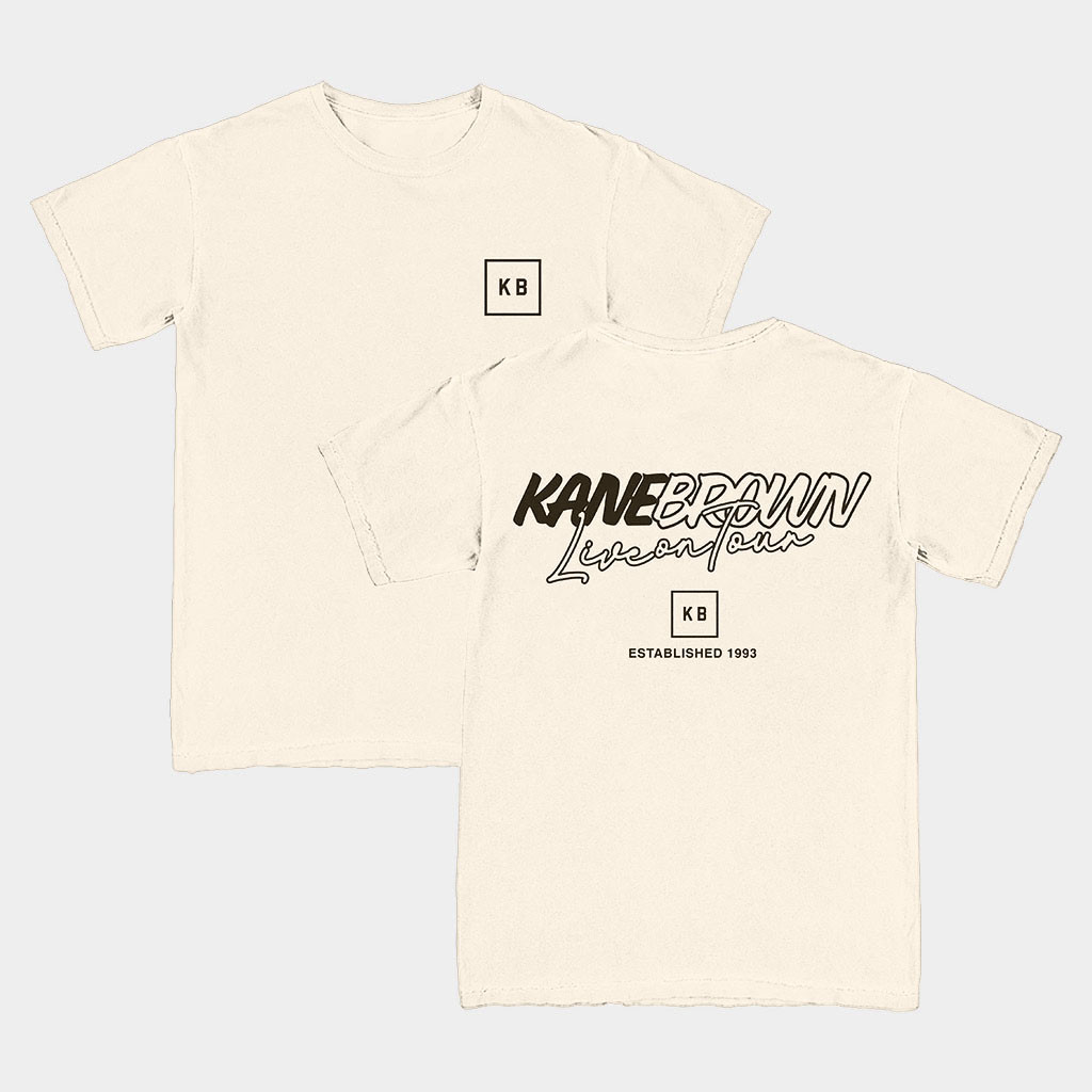 Kane Brown Merch 2026 Live On Tour T-Shirt Cool Gifts For Music Lovers