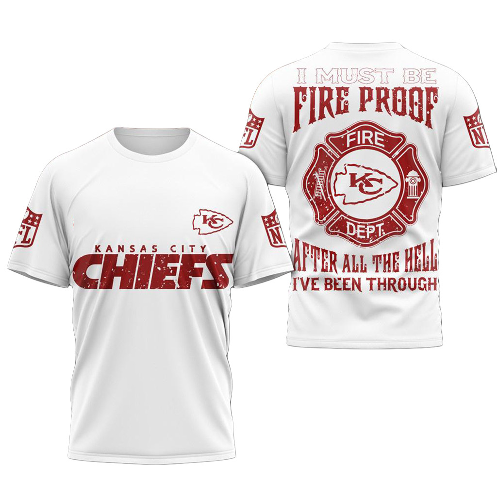Kansas City Chiefs 2026 Built By Fire T-Shirt KC Chiefs Merch Gift Ideas For Football Lovers