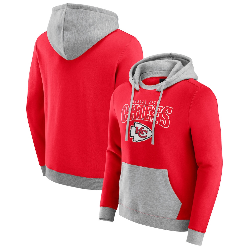 Kansas City Chiefs Merch - Men's Darius Rucker Collection by Fanatics Coaches Hoodie, Red - Christmas Gifts For Football Fans
