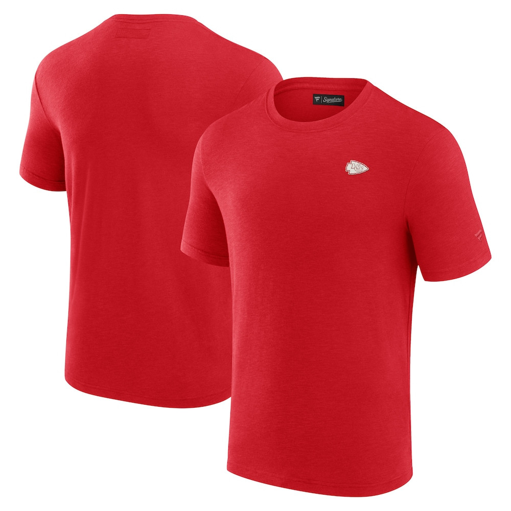 Kansas City Chiefs Merch - Men's Fanatics Modal Short Sleeve T-Shirt, Red - Football Fan Birthday Gift
