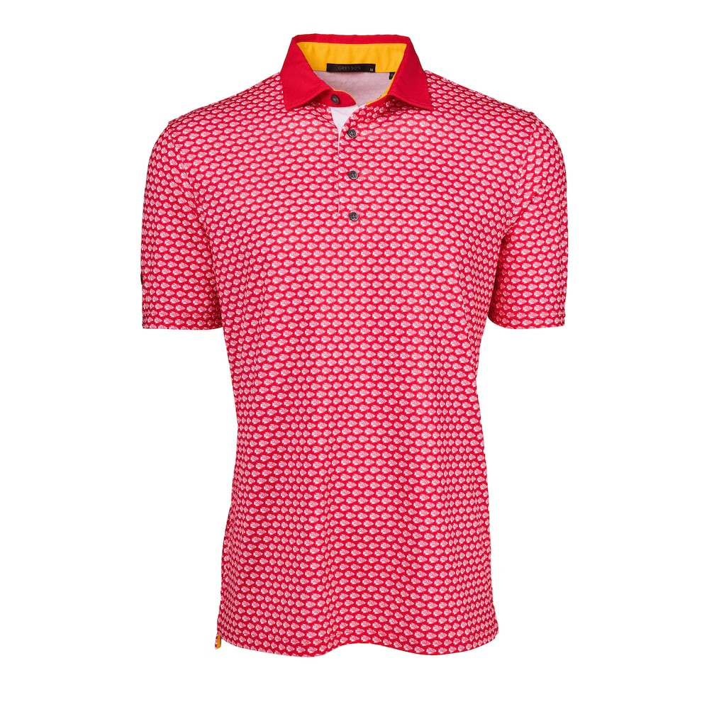 Kansas City Chiefs Merch - Men's Greyson Clothiers Repeat Performance Polo, Red - Football Gifts For Men