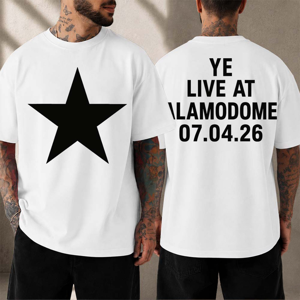 Kanye West 2026 Event T-Shirt Live At Alamodome In San Antonio TX USA Shirt YE Merch