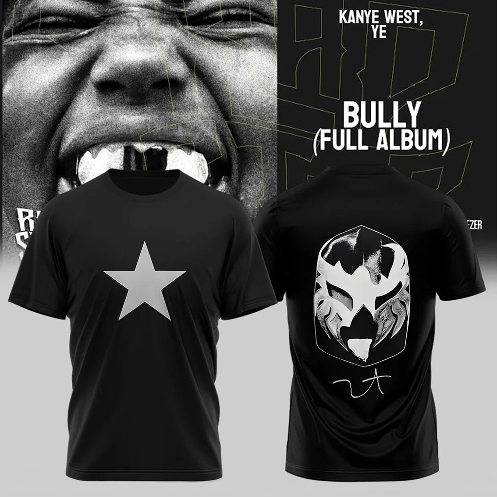 Kanye West YE Bully 2026 T-Shirt Yeezy Tour Shirt Kanye West Concert Merch Gift For Rap Fans