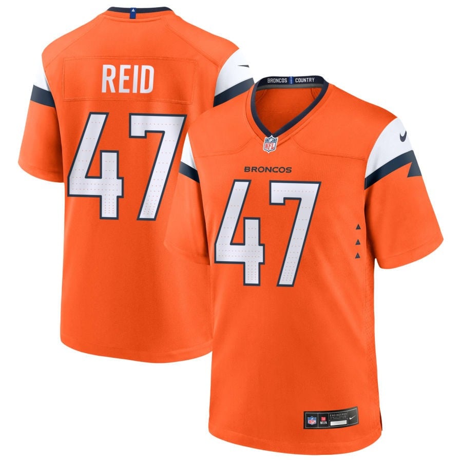 Karene Reid Denver Broncos 2025 Game Jersey - Orange