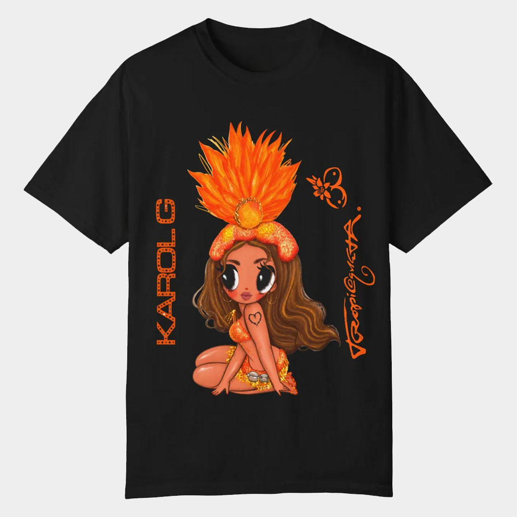 Karol G Merch 2026 TropiTour 2026 Graphic T-Shirt Gifts For Music Lovers