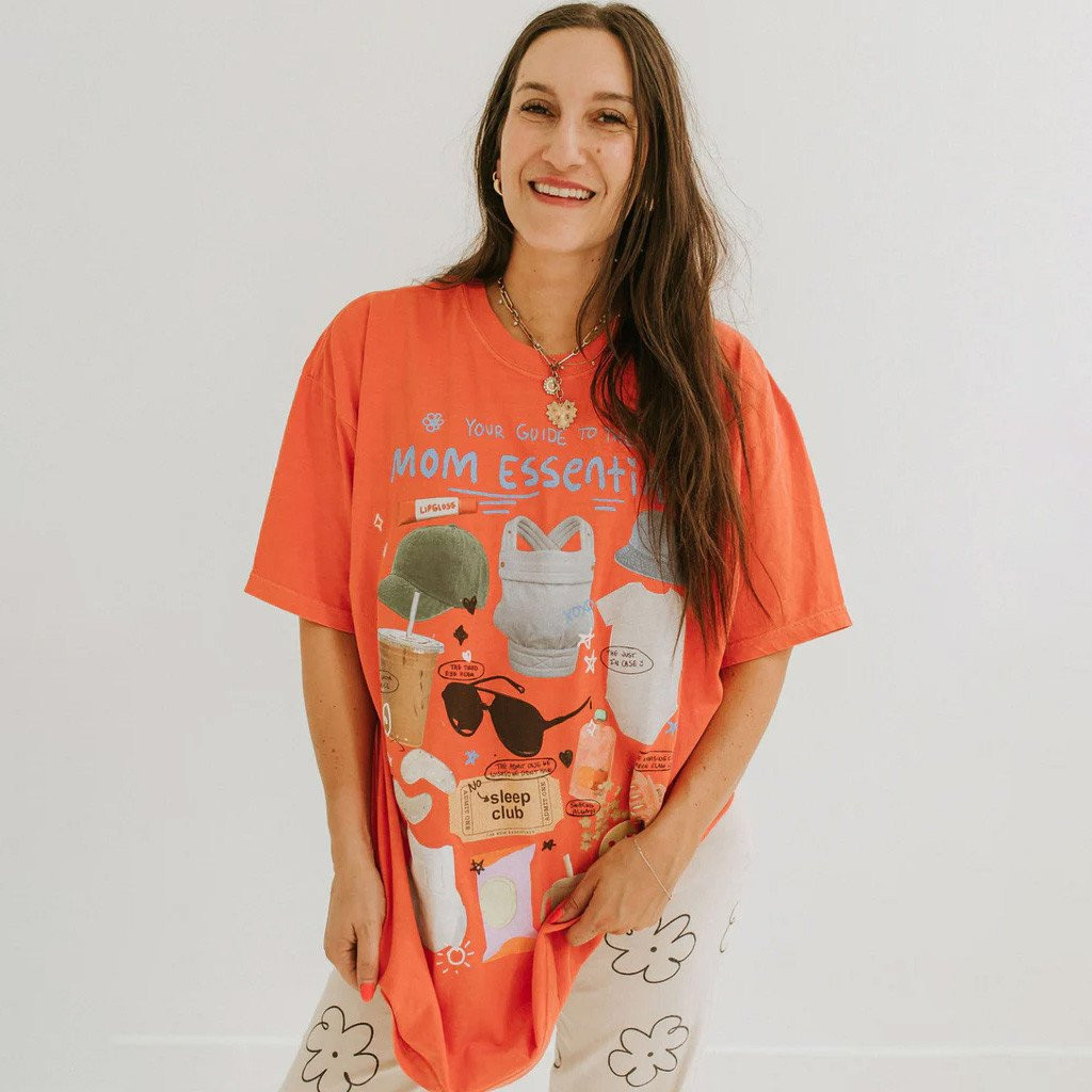 Karrie Locher Merch Mom Essentials T-Shirt A Survival Guide In Shirt Gifts For Mother