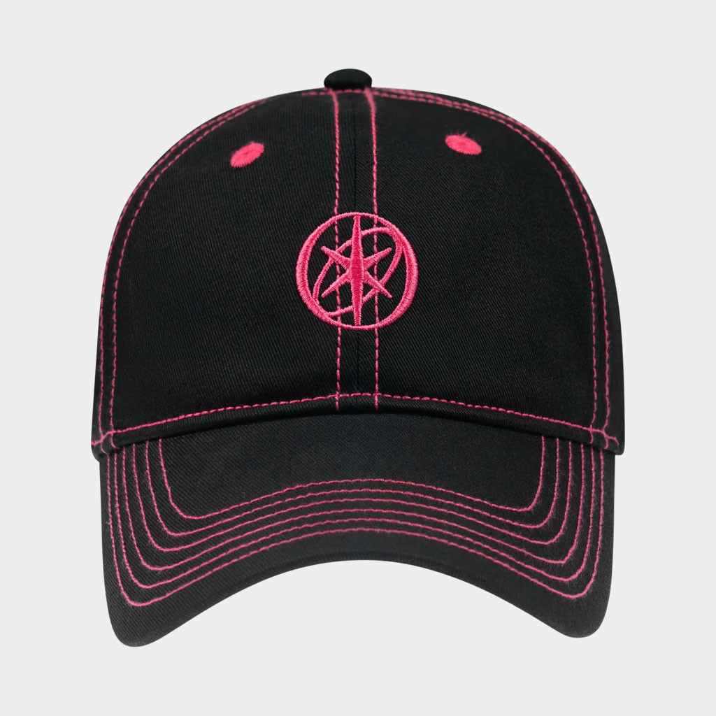 Katseye Merch 2026 Katseye Pink Logo Hat Embroidered Eyekons Merch Gift For Sisters