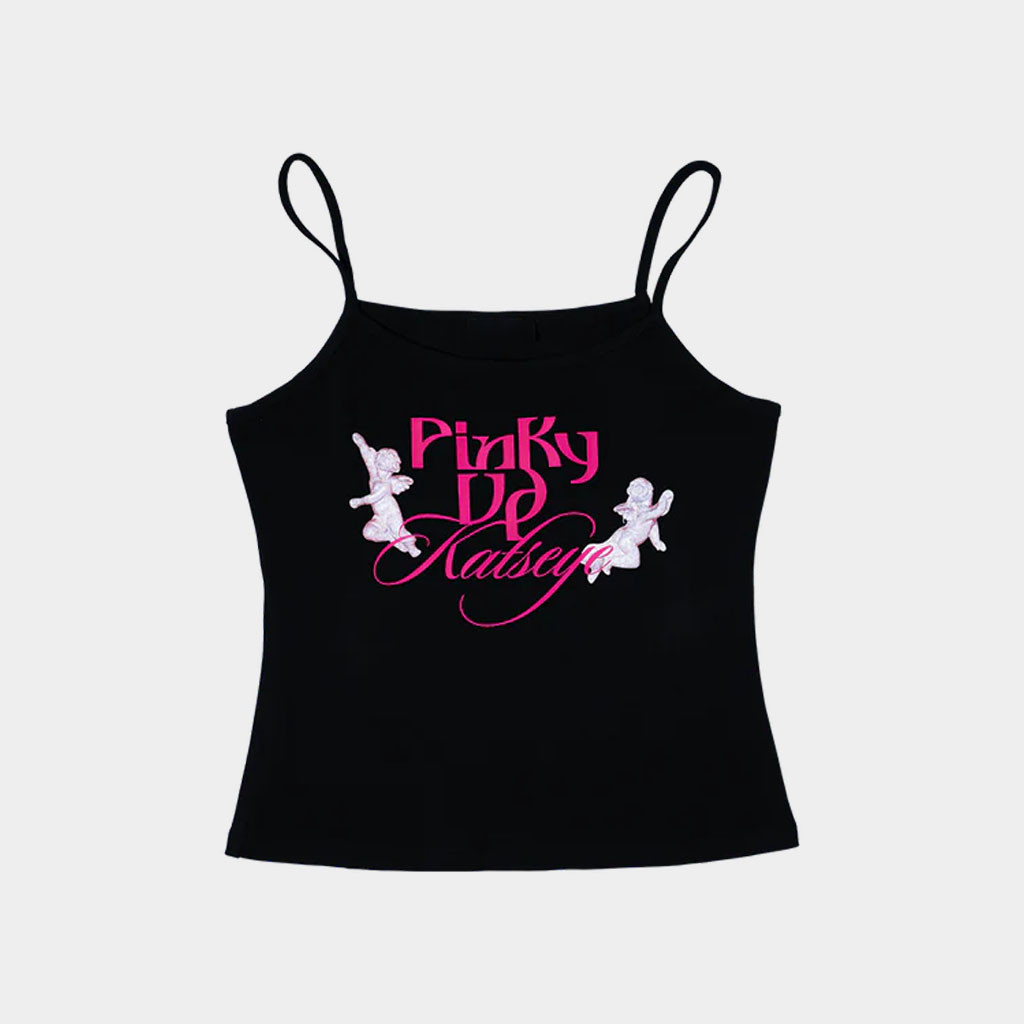 Katseye Merch 2026 Pinky Up Tank Top Black Music Lover Gifts For Her