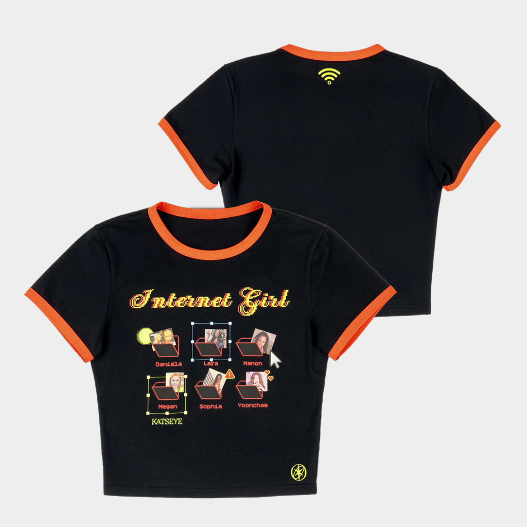 Katseye Merch Internet Girl Cropped T-Shirt Gift Ideas For Girlfriend