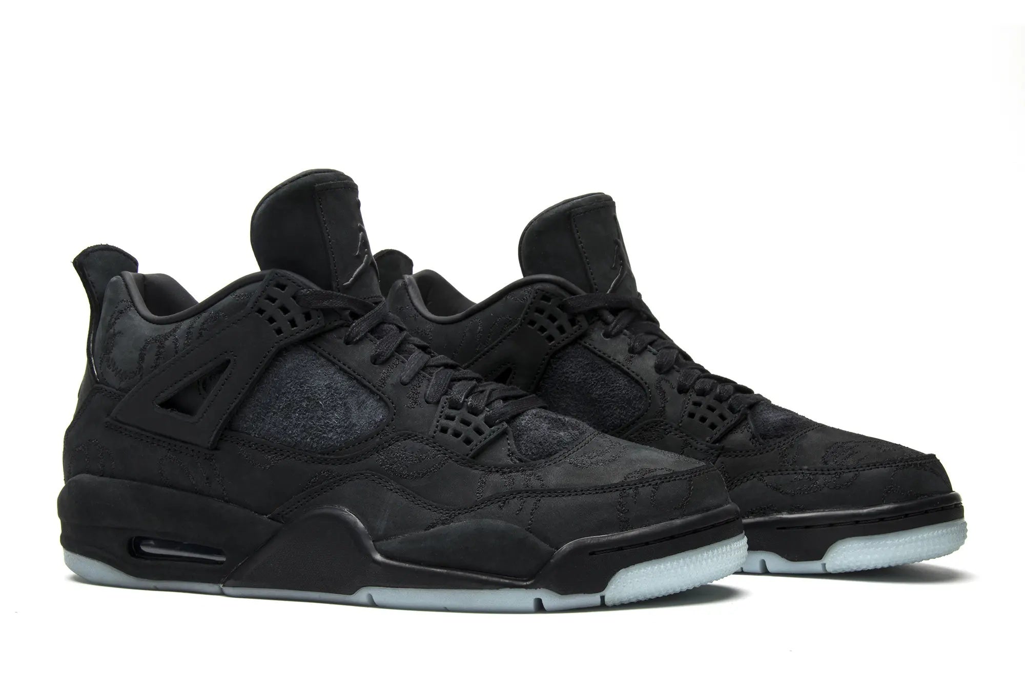 KAWS x Jordan 4 Retro 'Black' - Image 3