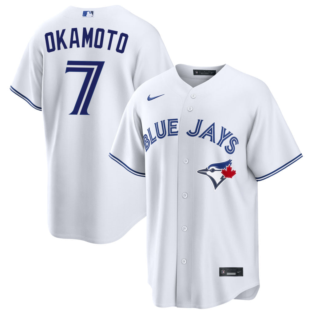 Kazuma Okamoto Toronto Blue Jays 2026 Home Jersey - White