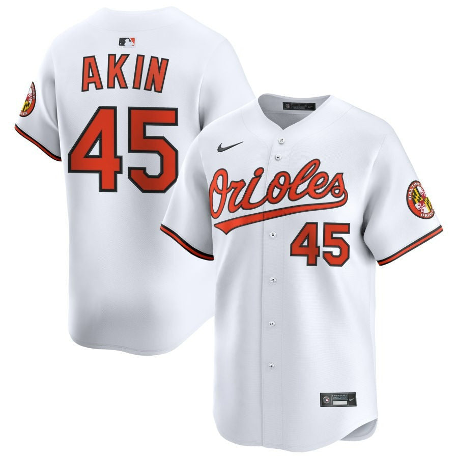 Keegan Akin Baltimore Orioles 2025 Home Limited Jersey - White