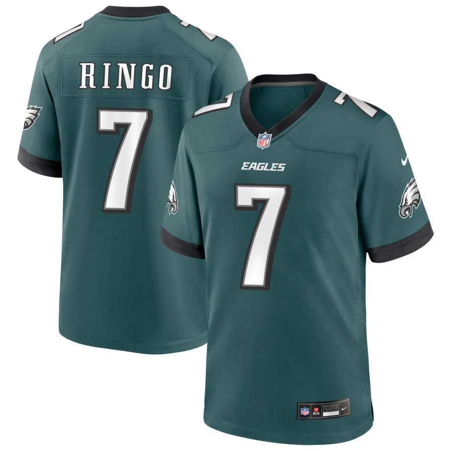 Kelee Ringo Philadelphia Eagles 2025 Game Jersey - Midnight Green