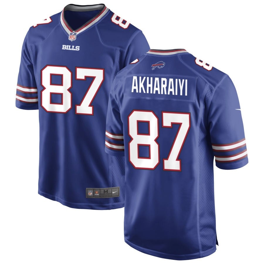 Kelly Akharaiyi Buffalo Bills 2025 Game Jersey - Royal