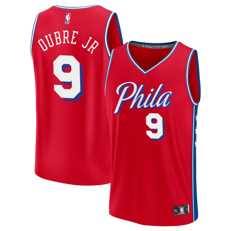 Kelly Oubre Jr Philadelphia 76ers 2025 Fast Break Statement Edition Jersey - Red