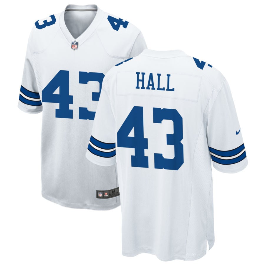 Kemon Hall Dallas Cowboys 2025 Game Jersey - White