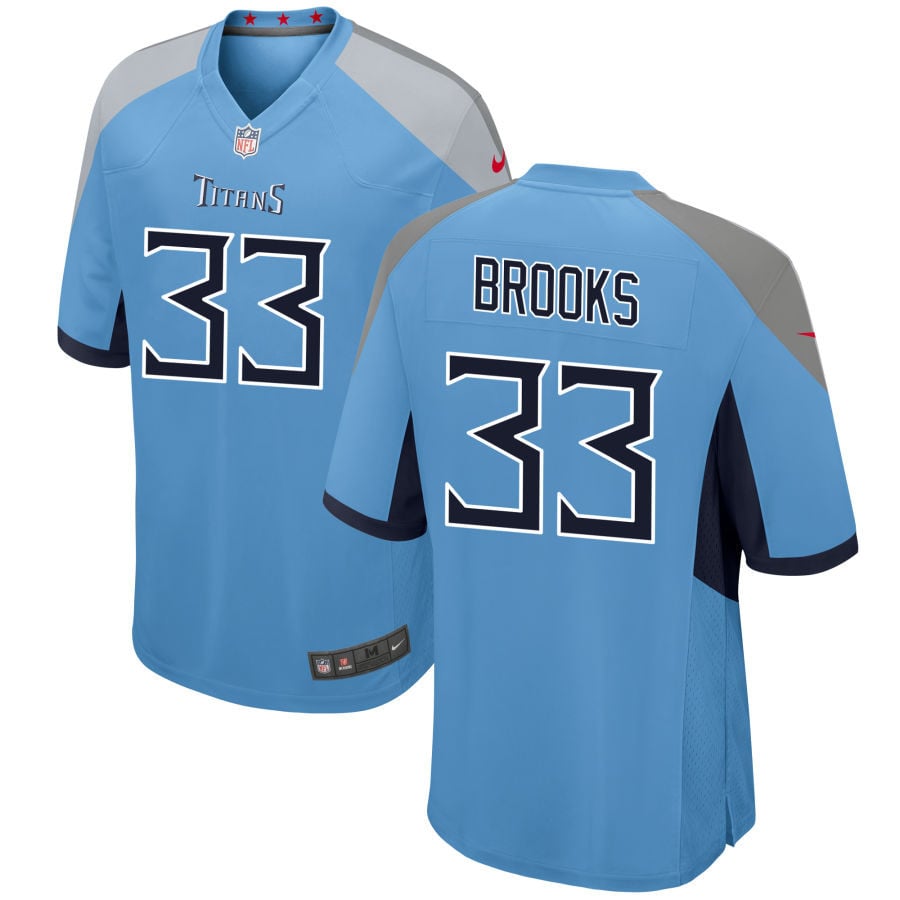 Kendell Brooks Tennessee Titans 2025 Alternate Game Jersey - Light Blue
