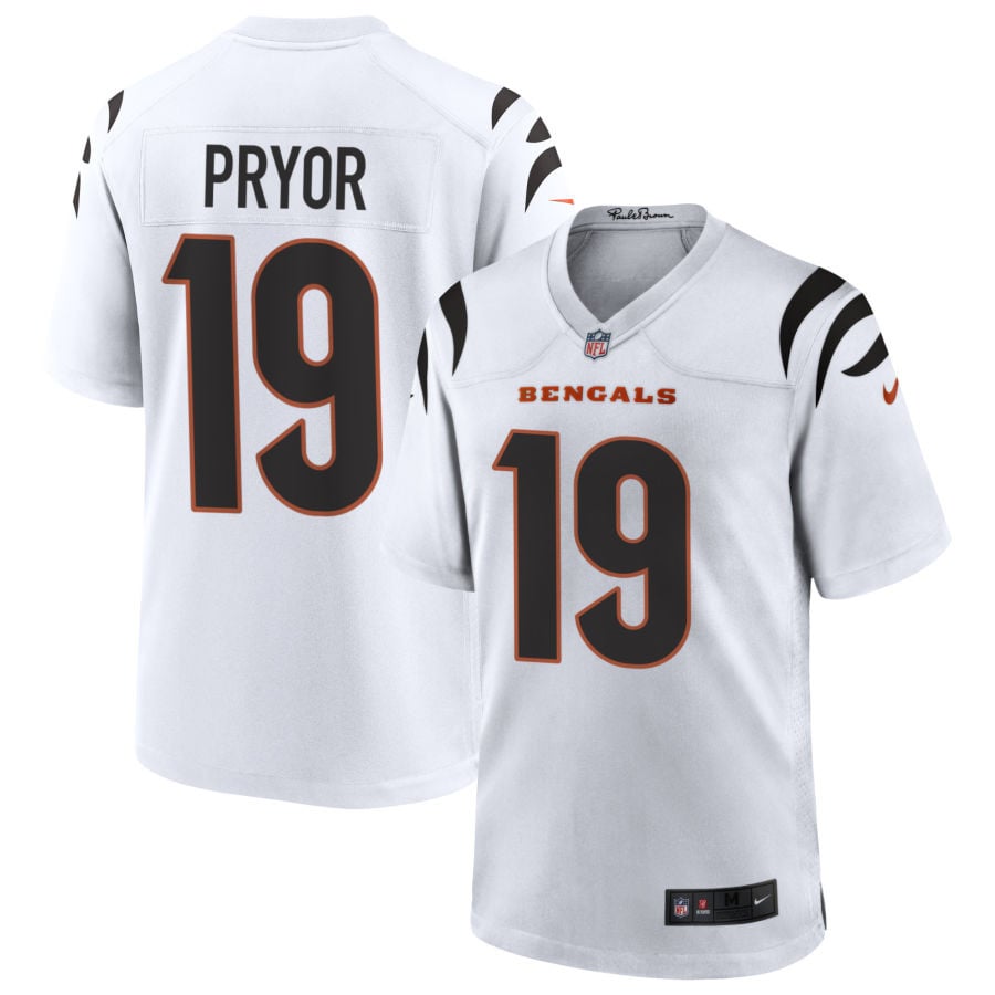 Kendric Pryor Cincinnati Bengals 2025 Game Jersey - White