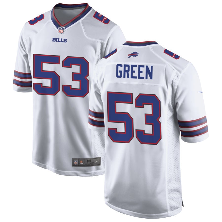 Kendrick Green Buffalo Bills 2025 Game Jersey - White