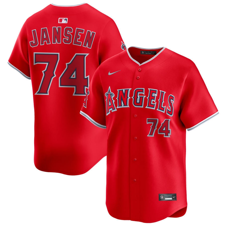 Kenley Jansen Los Angeles Angels 2025 Alternate Limited Jersey - Red