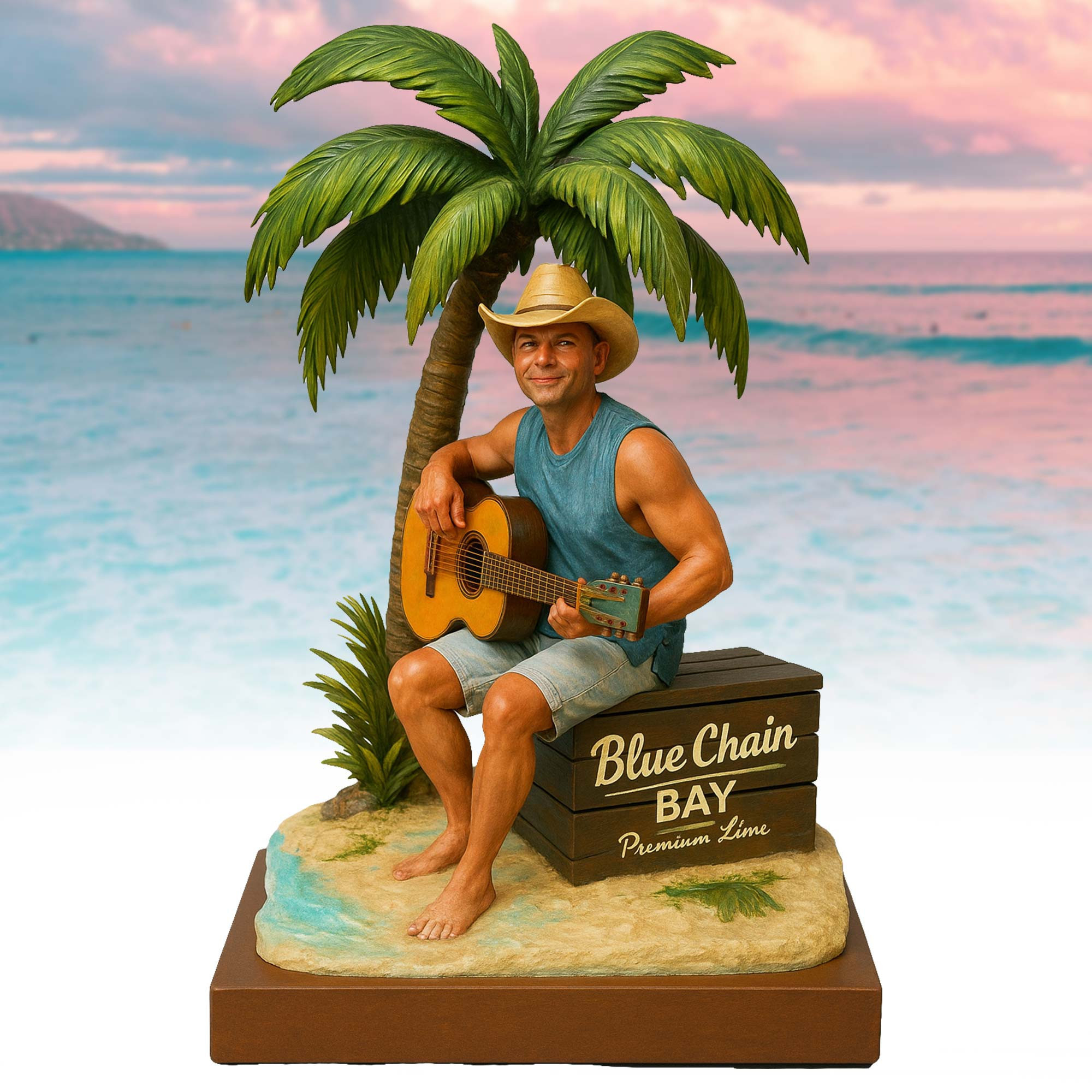 Kenny Chesney Blue Chair Bay Acrylic Plaque 2026 Kenny Chesney Merch Country Music Fan Gifts