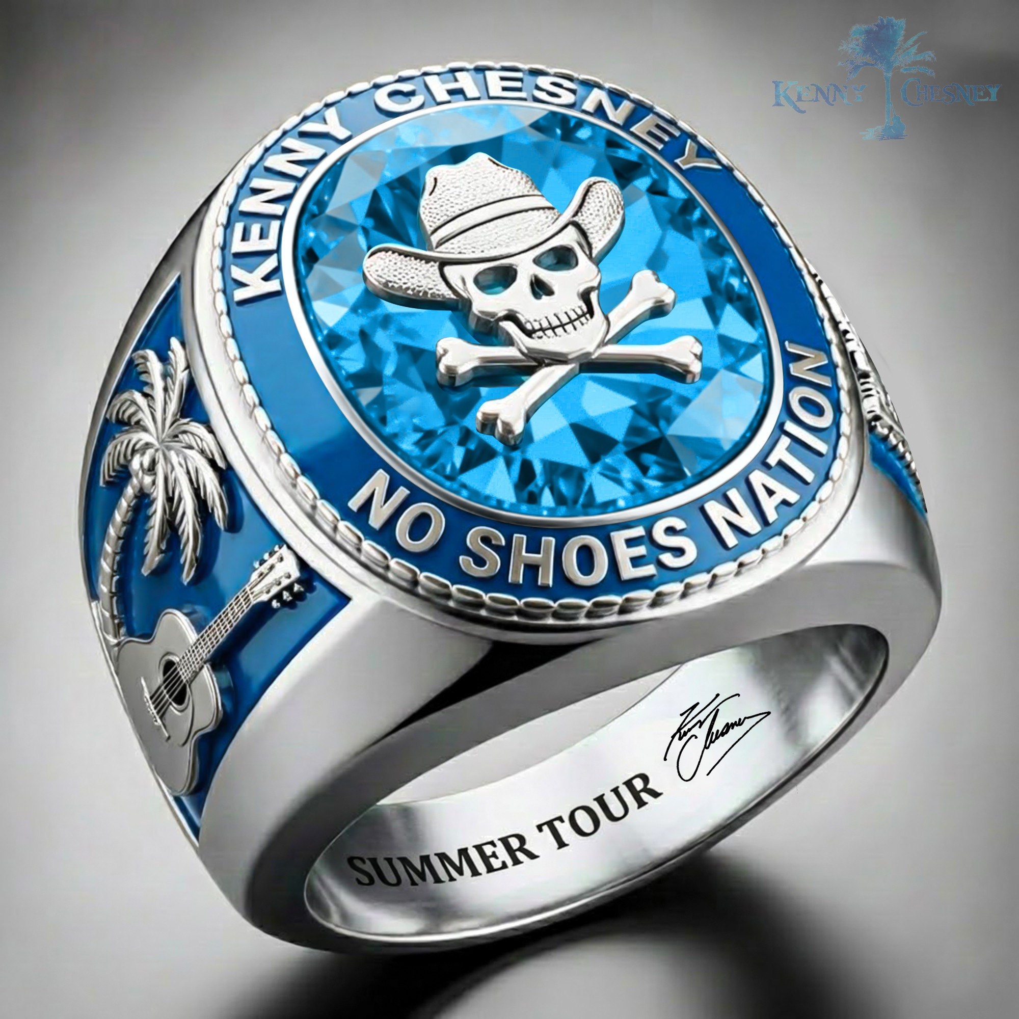 Kenny Chesney No Shoes Nation Summer Tour Ring Kenny Chesney Merch Gifts For Country Fans