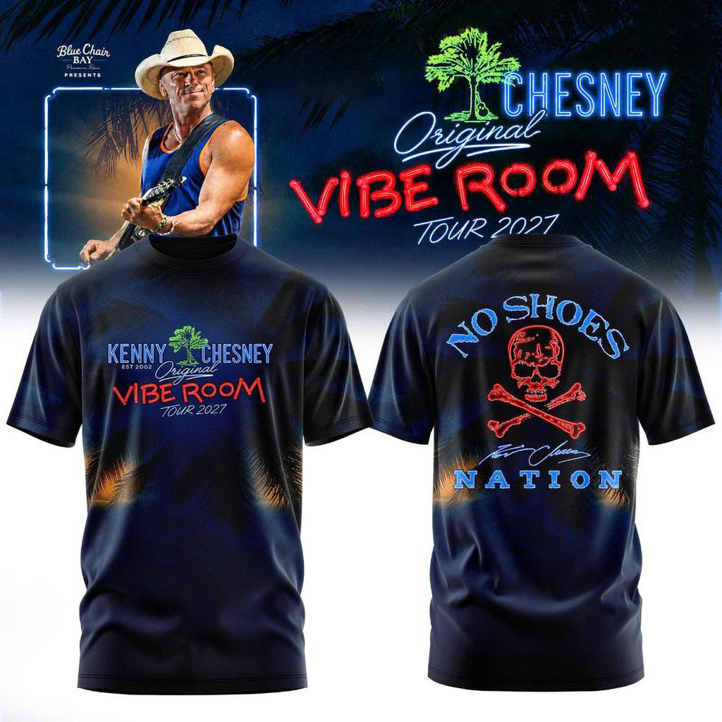 Kenny Chesney Original Vibe Room Tour 2027 Shirt Kenny Chesney Merch Gifts For Fans