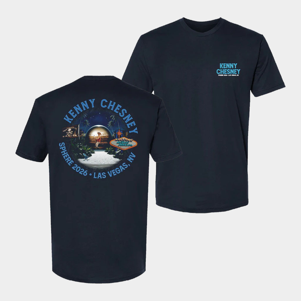 Kenny Chesney Sphere Merch 2026 Sphere Midnight Beach T-Shirt Music Lover Gifts For Him