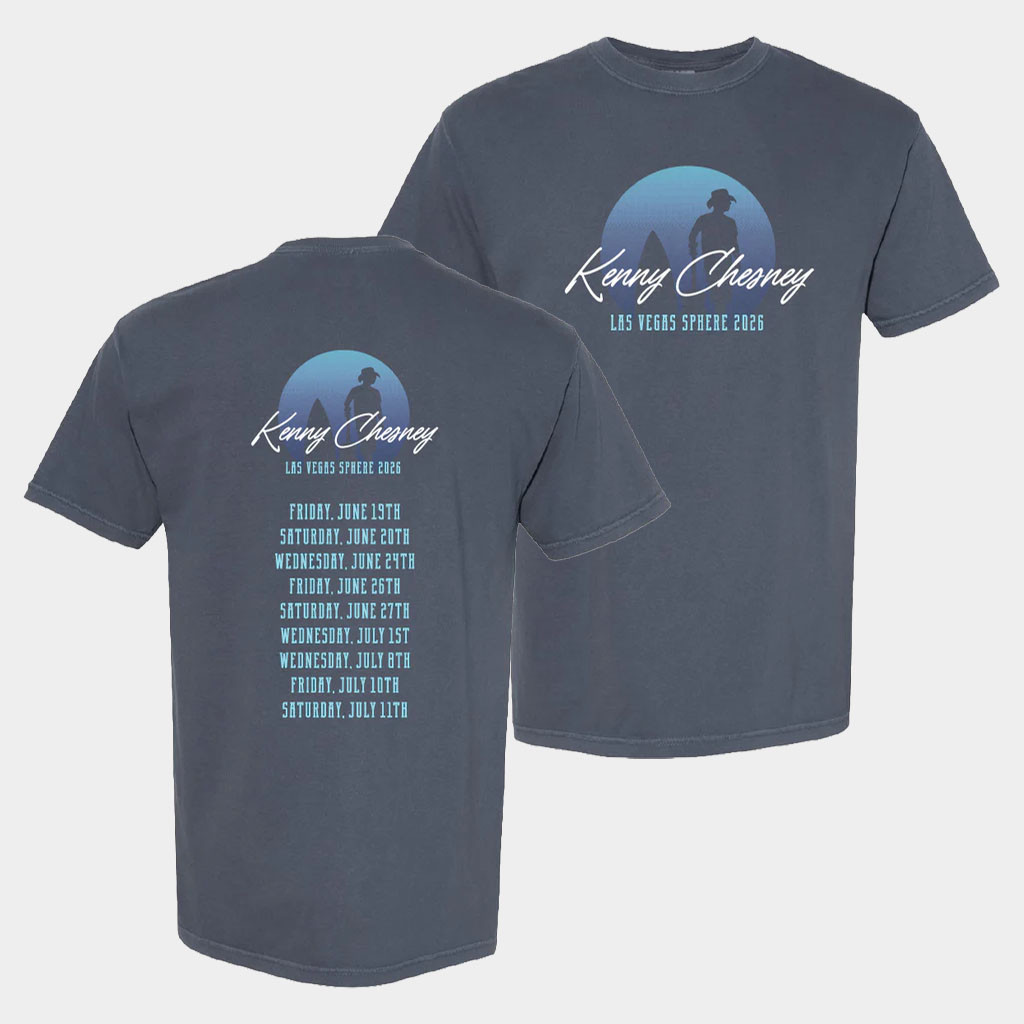 Kenny Chesney Sphere Merch 2026 Sphere Silhouette T-Shirt Gifts For Country Music Fan