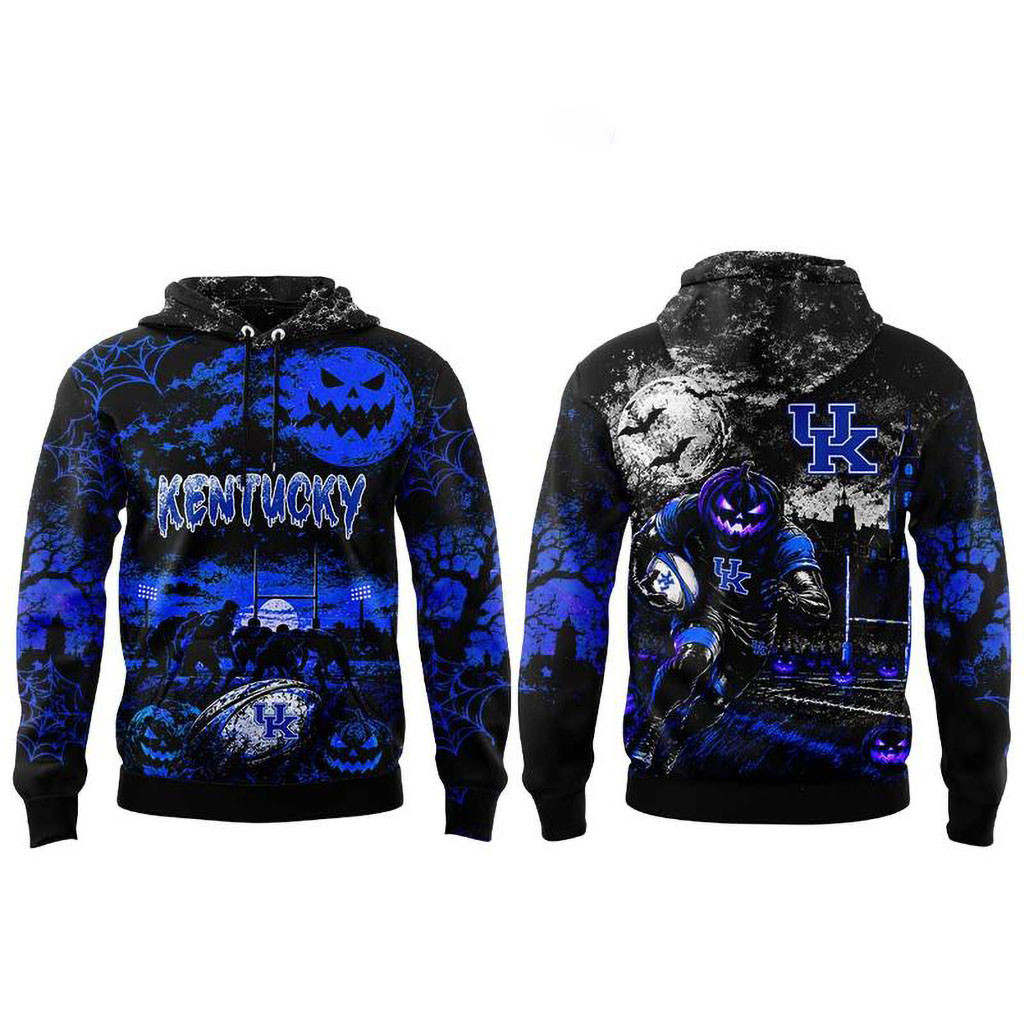 Kentucky Wildcats Football x Halloween Night 2026 Hoodie Wildcats Merch Football Fan Gifts