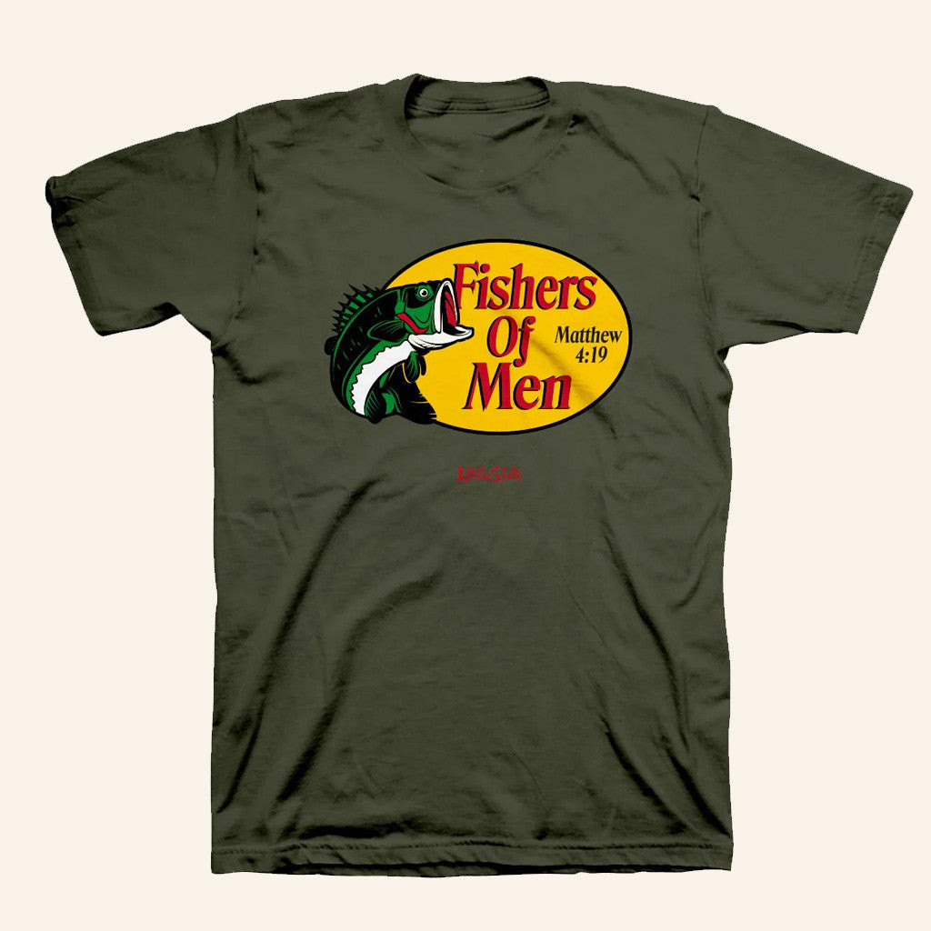 Kerusso Merch Kerusso Christian Fishers Of Men T-Shirt Gift Ideas For Dad