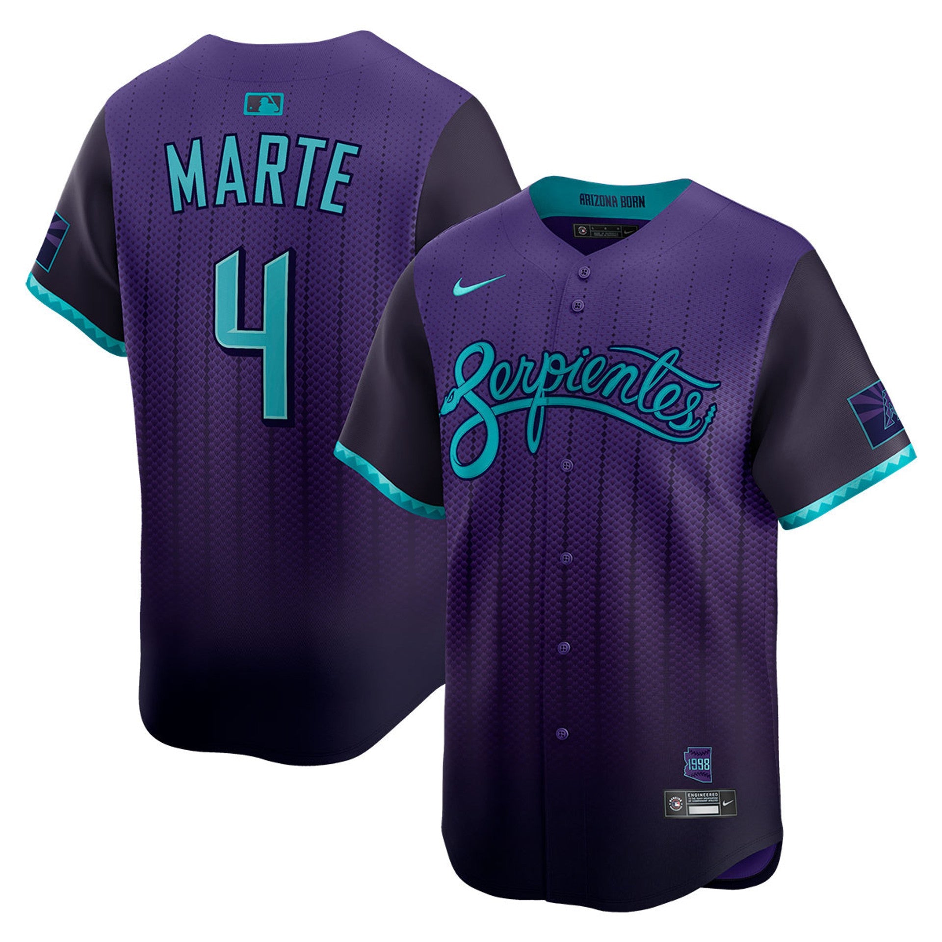 Ketel Marte Arizona Diamondbacks 2025 City Connect Limited Jersey - Purple
