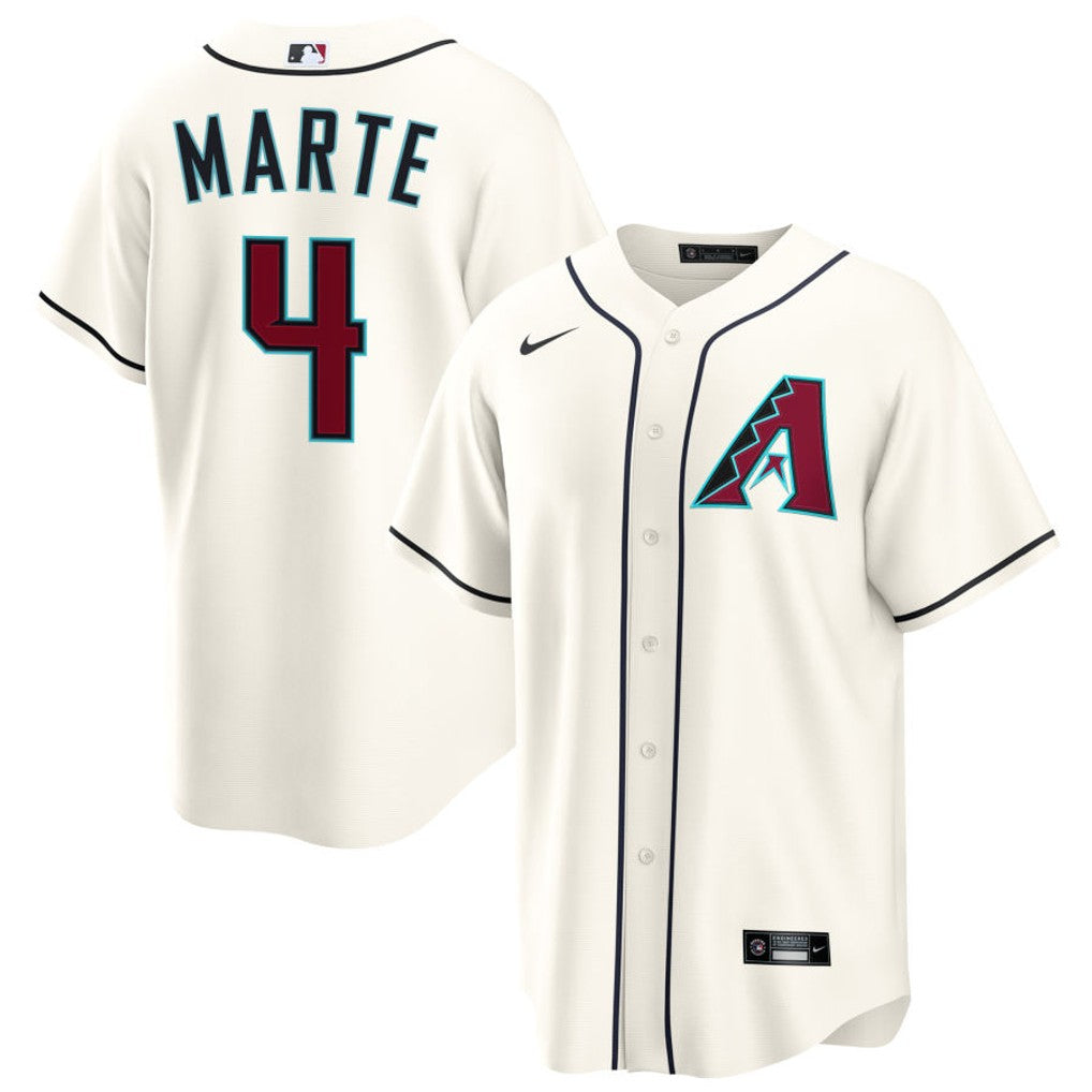 Ketel Marte Arizona Diamondbacks 2026 Home Jersey - Cream