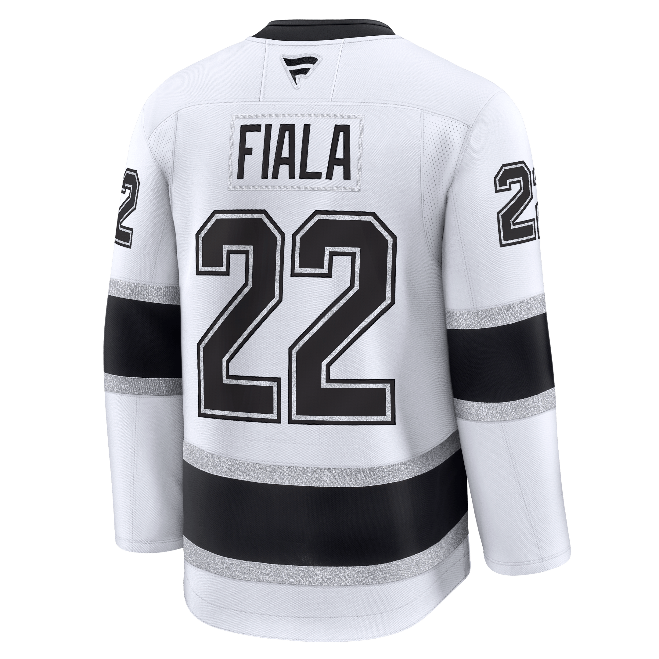 Kevin Fiala Los Angeles Kings 2025 Premium Away Jersey - White 3 Kevin Fiala Los Angeles Kings 2025 Premium Away Jersey - White - Image 3