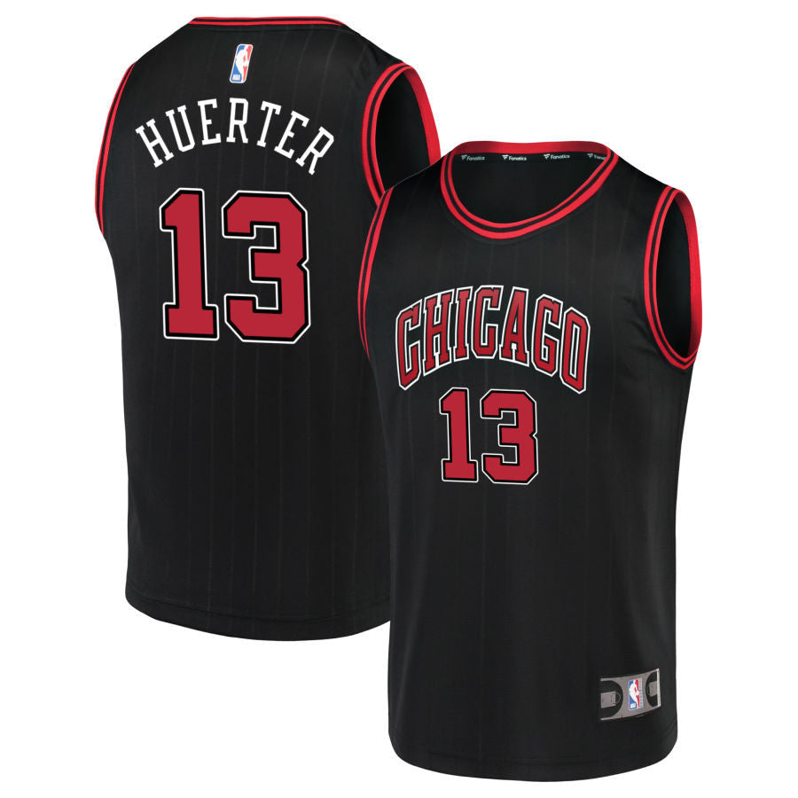 Kevin Huerter Chicago Bulls 2025 Statement Edition Jersey - Black