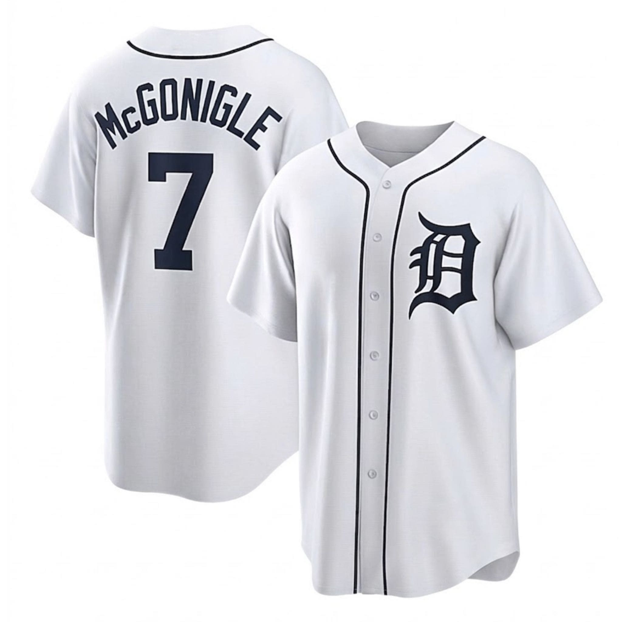 Kevin Mcgonigle 2026 Detroit Tigers Home White Jersey Gifts For Baseball Lovers