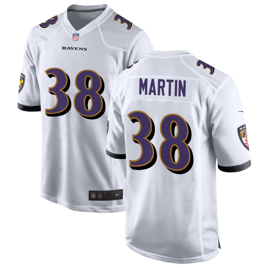 Keyon Martin Baltimore Ravens 2025 Game Jersey - White