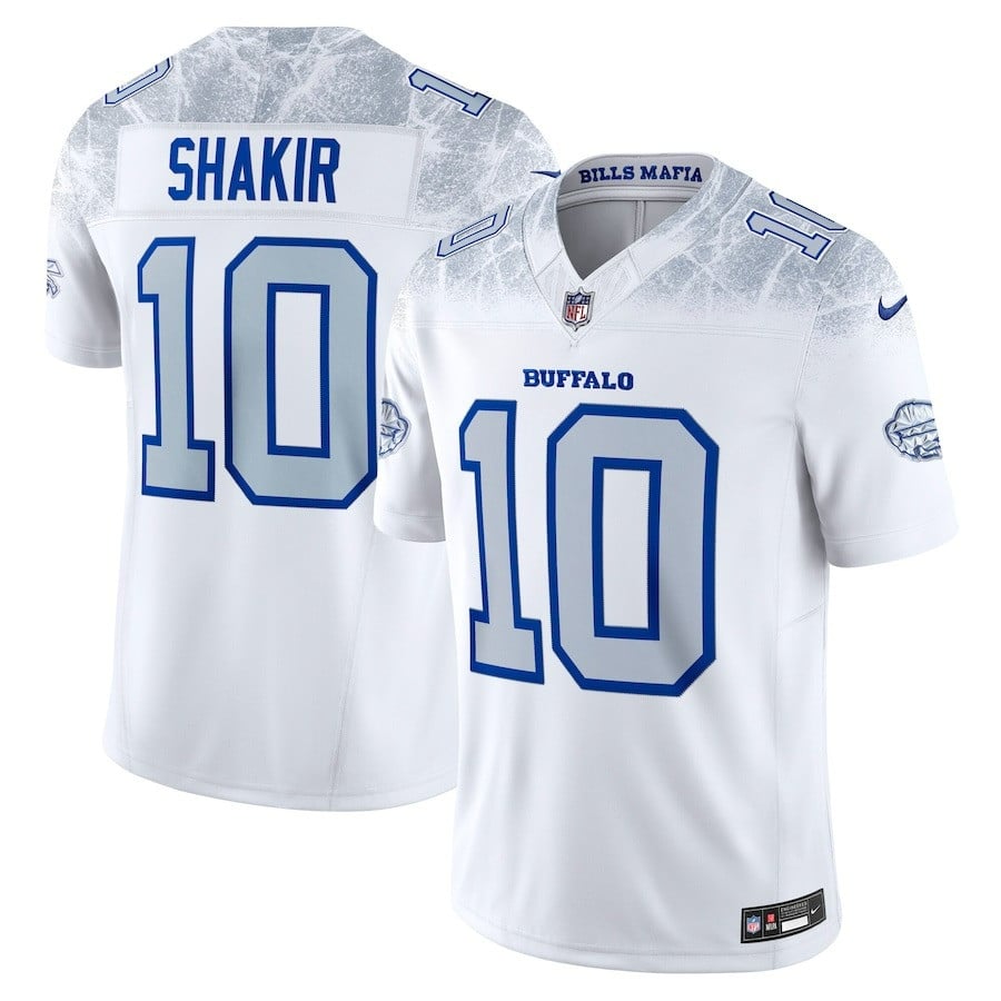 Khalil Shakir Buffalo Bills 2025 Rivalries Limited Jersey - White