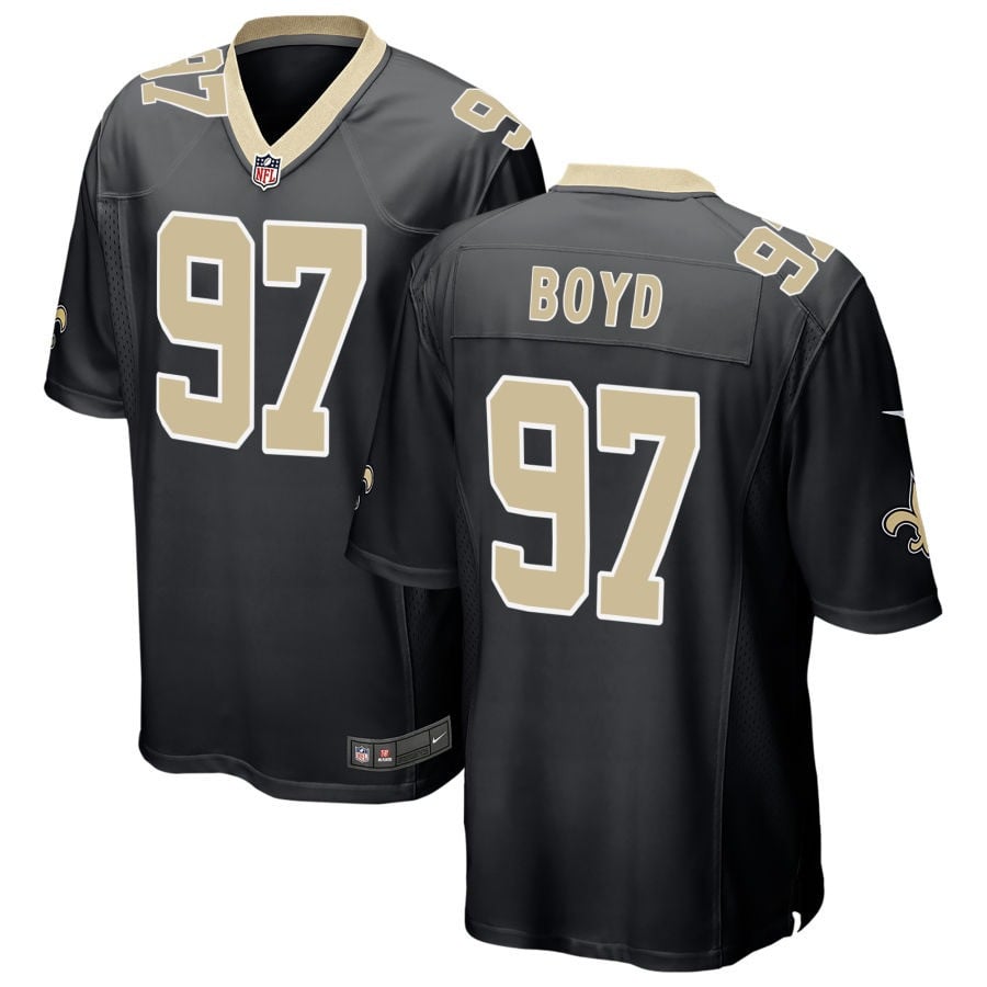 Khristian Boyd New Orleans Saints 2025 Game Jersey - Black