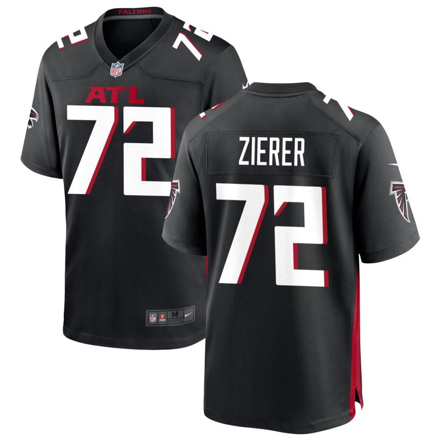 Kilian Zierer Atlanta Falcons 2025 Game Jersey - Black